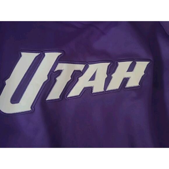 Utah Jazz Purple Dri Fit Nike Zip Coaches Jacket Jacket Size 3XLT New MSRP $140 - Picture 7 of 8